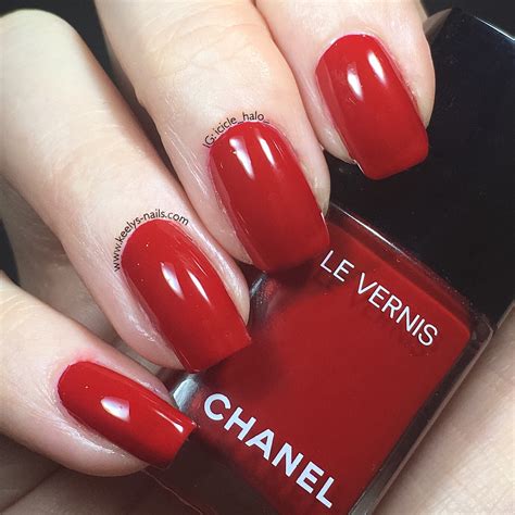 chanel vamp nail polish swatch|chanel rouge puissant nail polish.